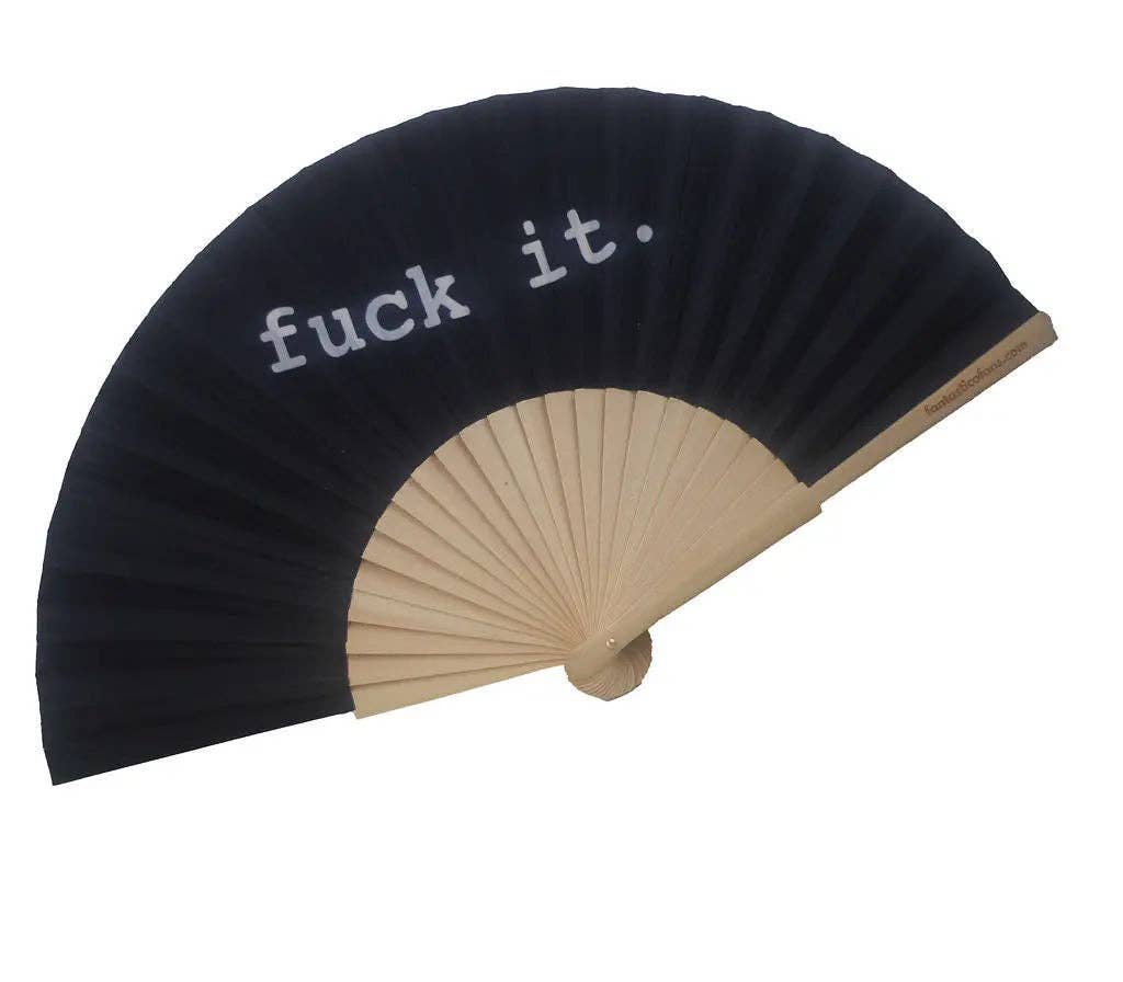 Éventail fantaisie 23 cm « Fuck it » - Duckstore_narbonne