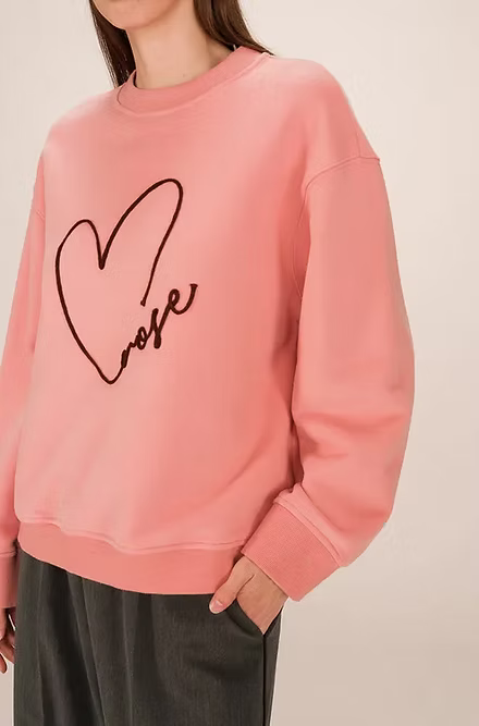 Sweatshirt GRACE & MILA - Rose