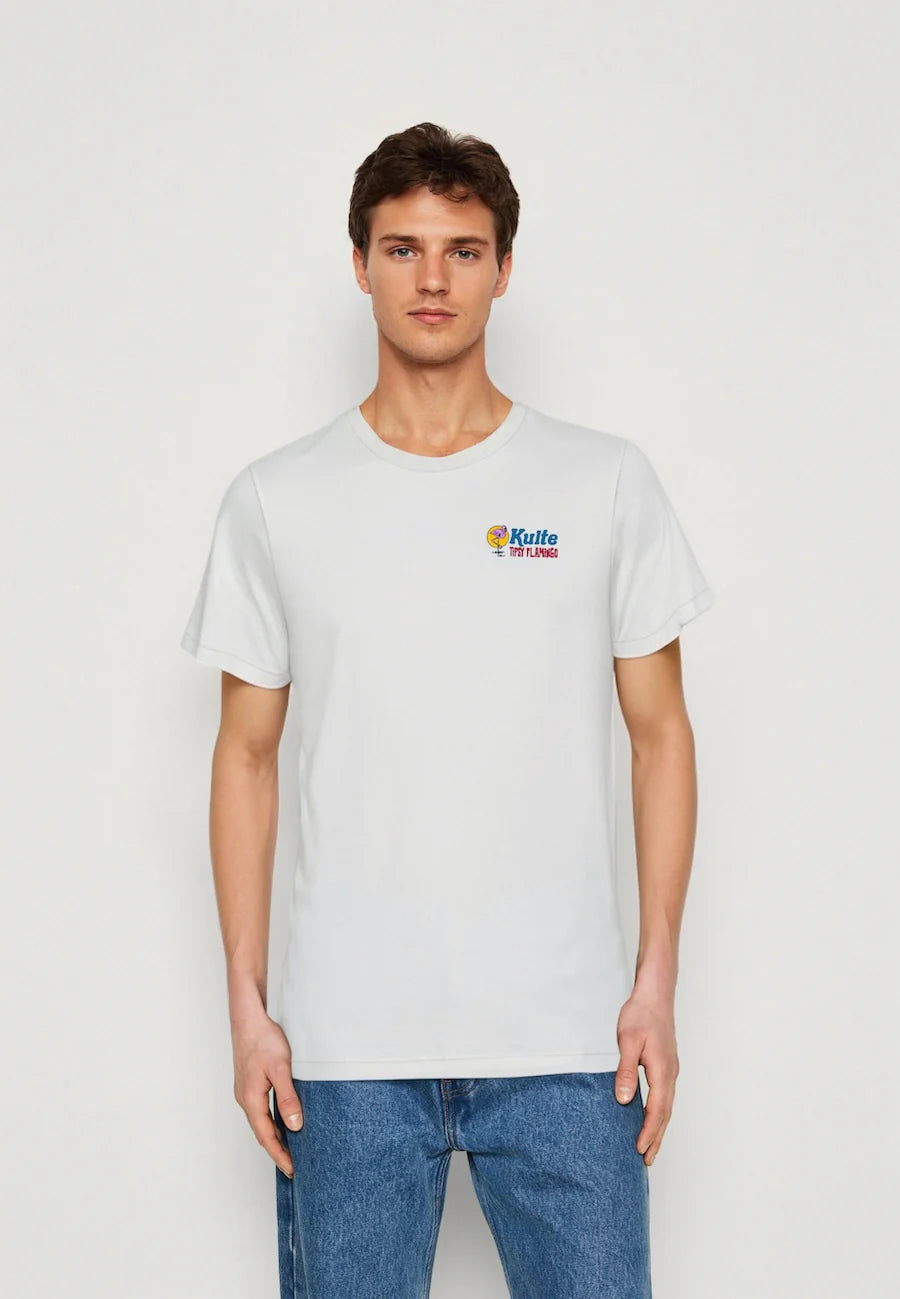 T-SHIRT FLAMINGO OFF WHITE - Duckstore_narbonne