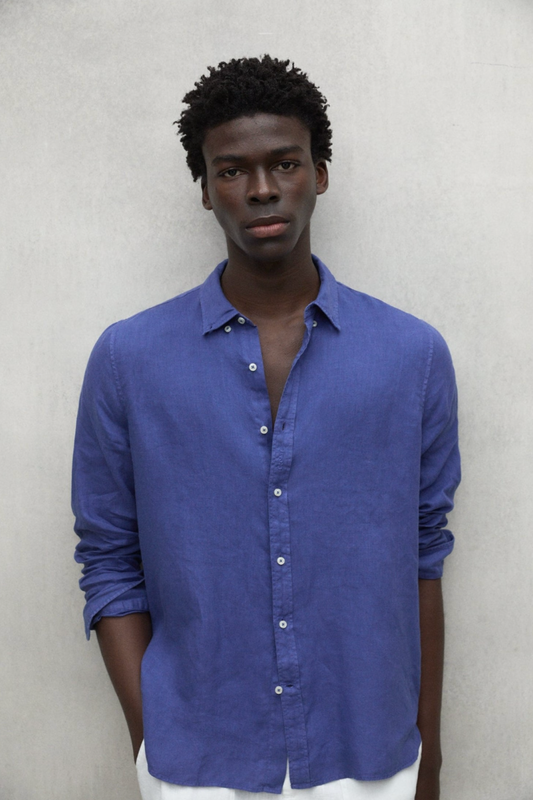 CHEMISE MALIBU BLUE LIN - ECOALF