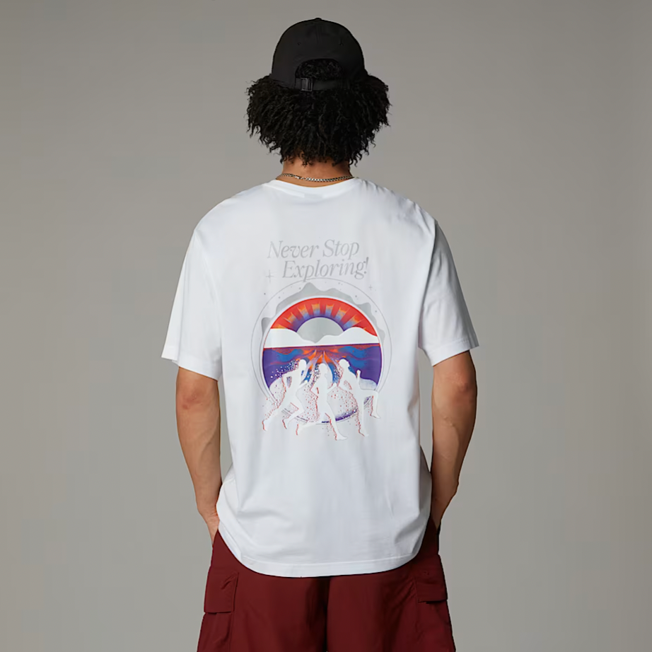 T-shirt unisexe décontracté Never Stop - Duckstore_narbonne