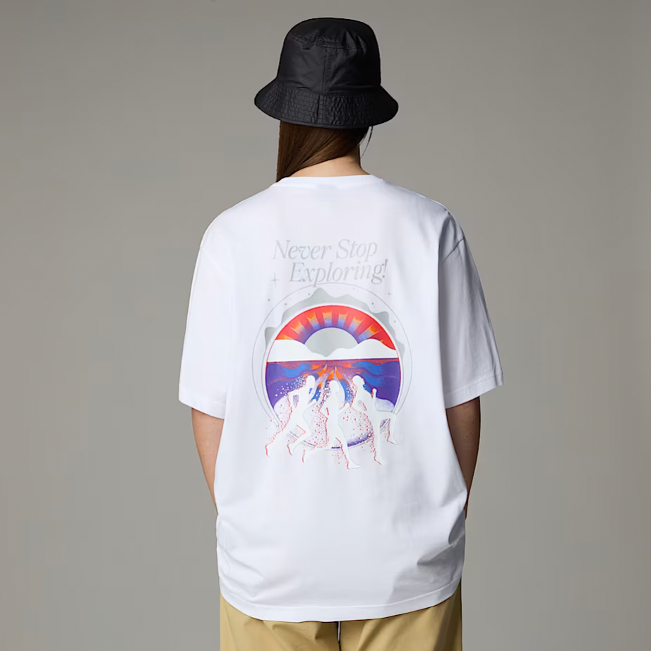 T-shirt unisexe décontracté Never Stop - Duckstore_narbonne