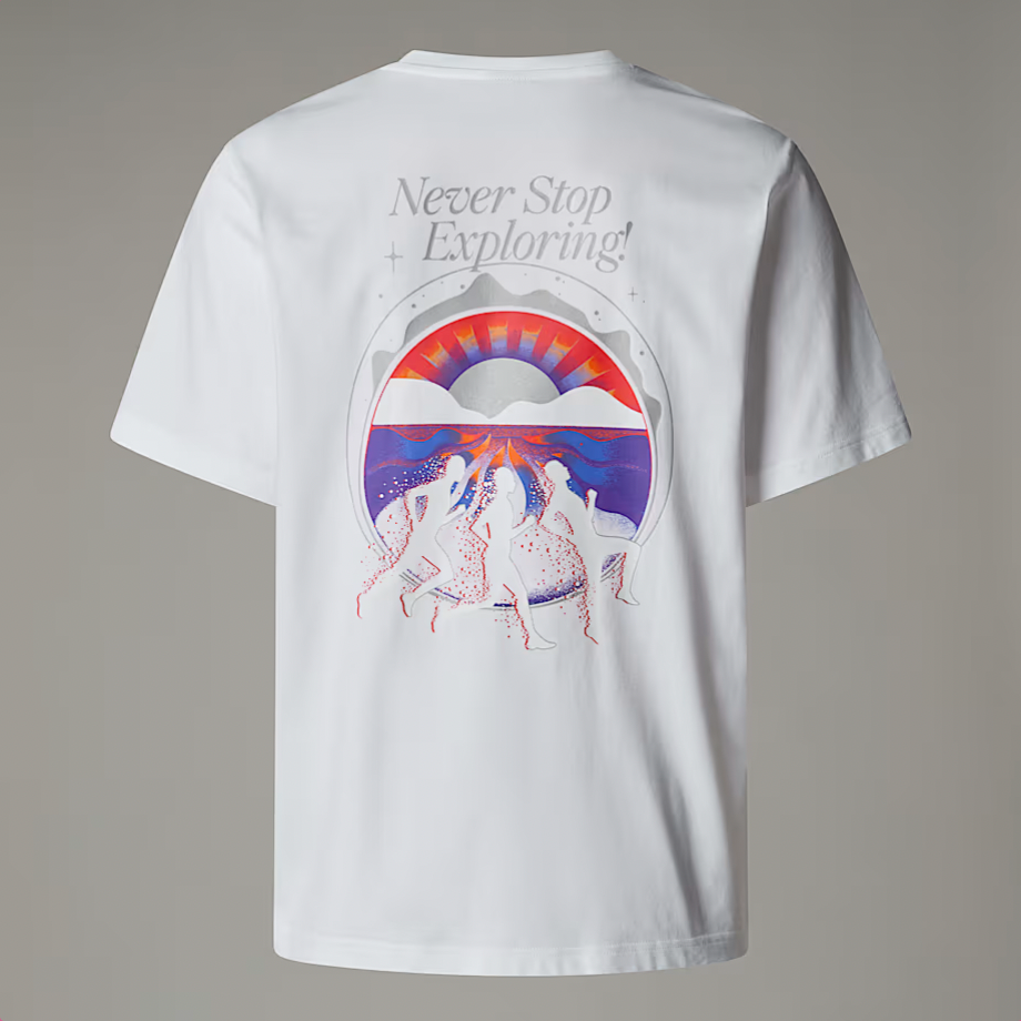 T-shirt unisexe décontracté Never Stop - Duckstore_narbonne