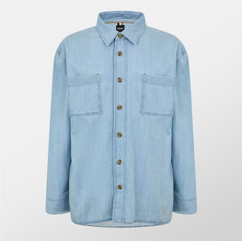 Boss - Cory Denim Overshirt - Duckstore_narbonne