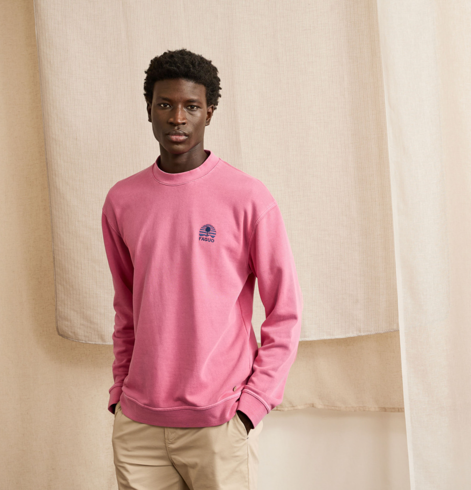 Sweat rose sweat en pigment dye - Duckstore_narbonne