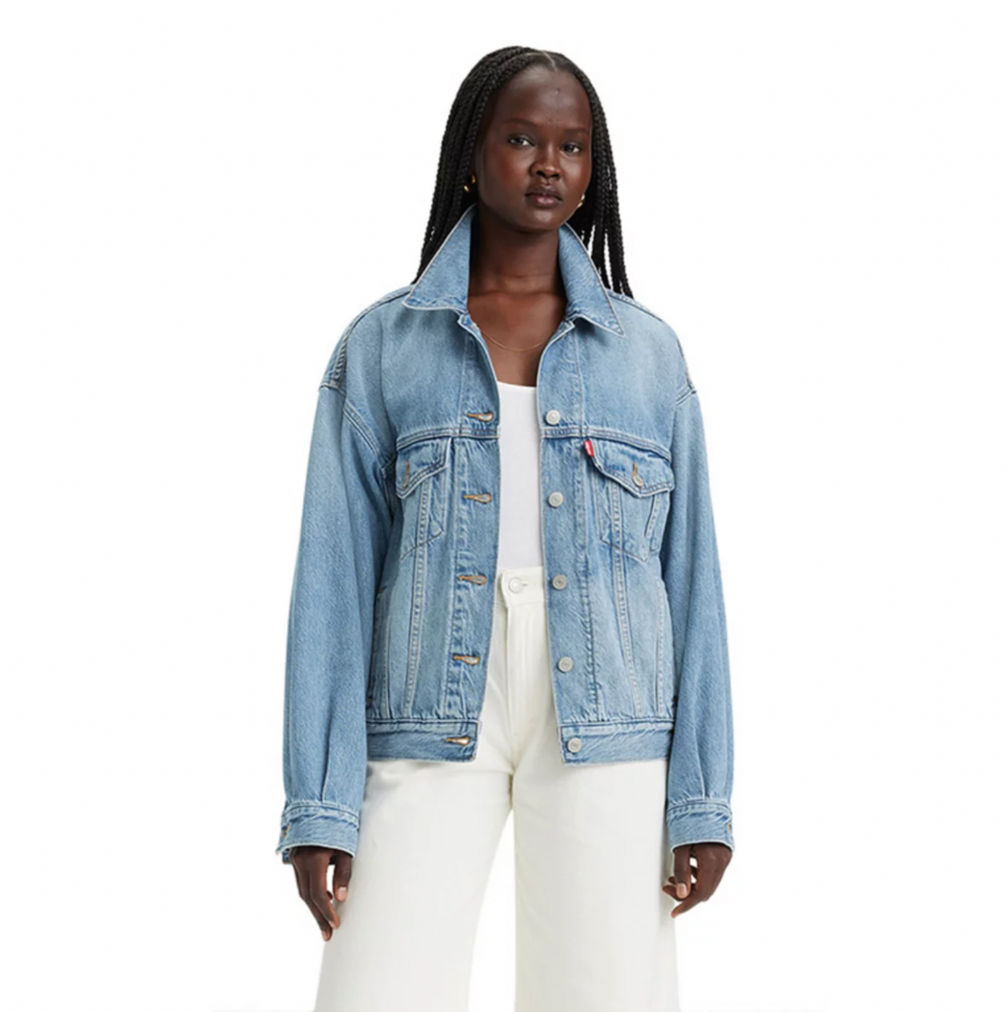 Veste en jean femme 90S Trucker 0004 Soft As Butter Mid