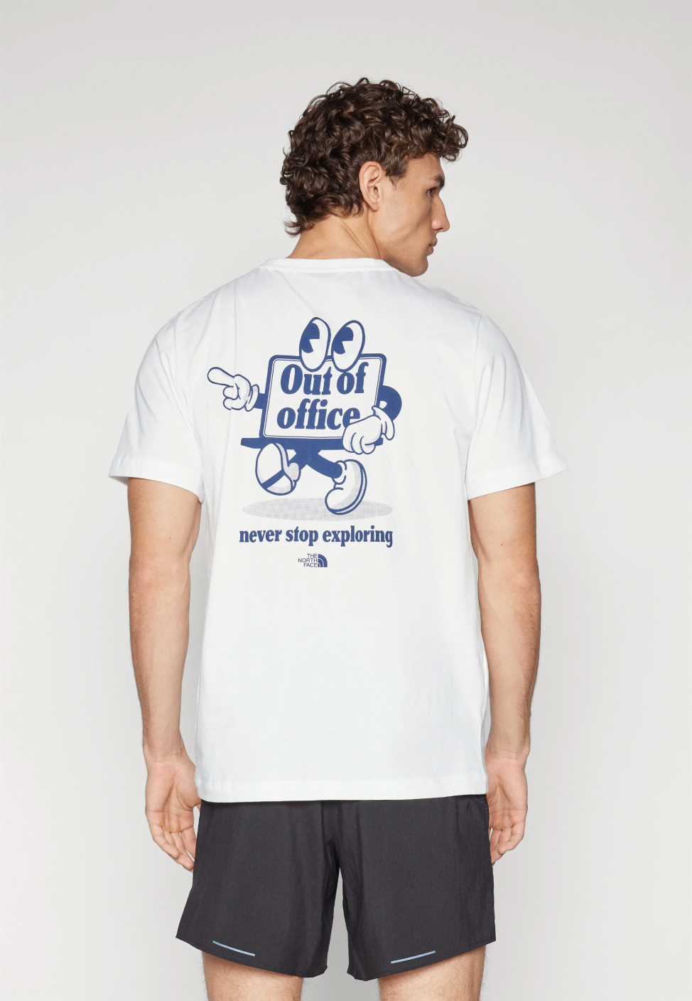 CARTOON LOGO RELAXED TEE - T-shirt imprimé - white