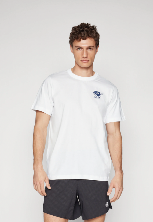 CARTOON LOGO RELAXED TEE - T-shirt imprimé - white