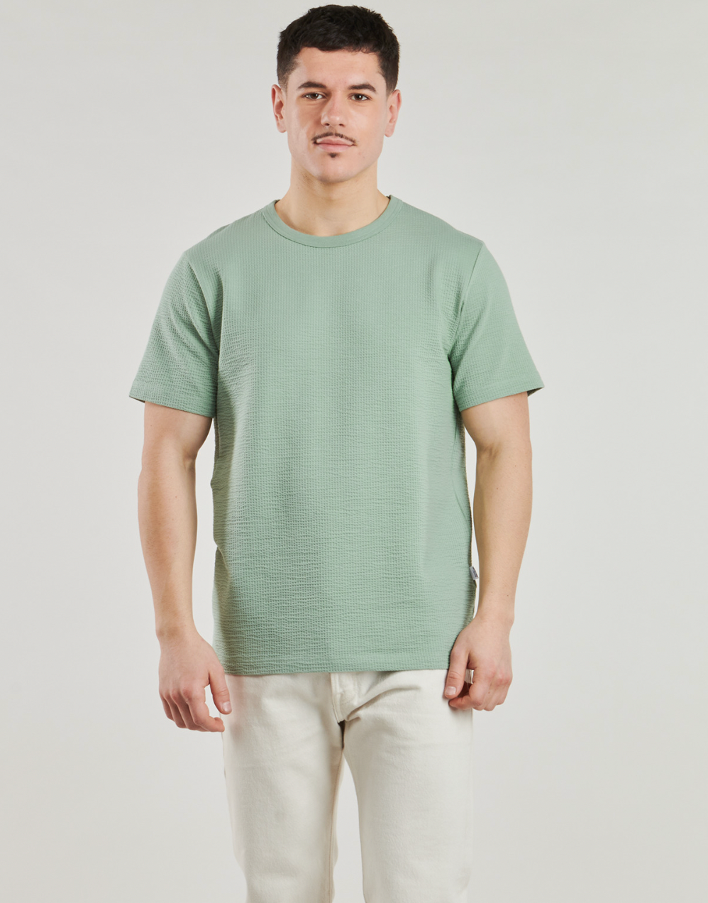 SLHSANDER SEERSUCKER Vert