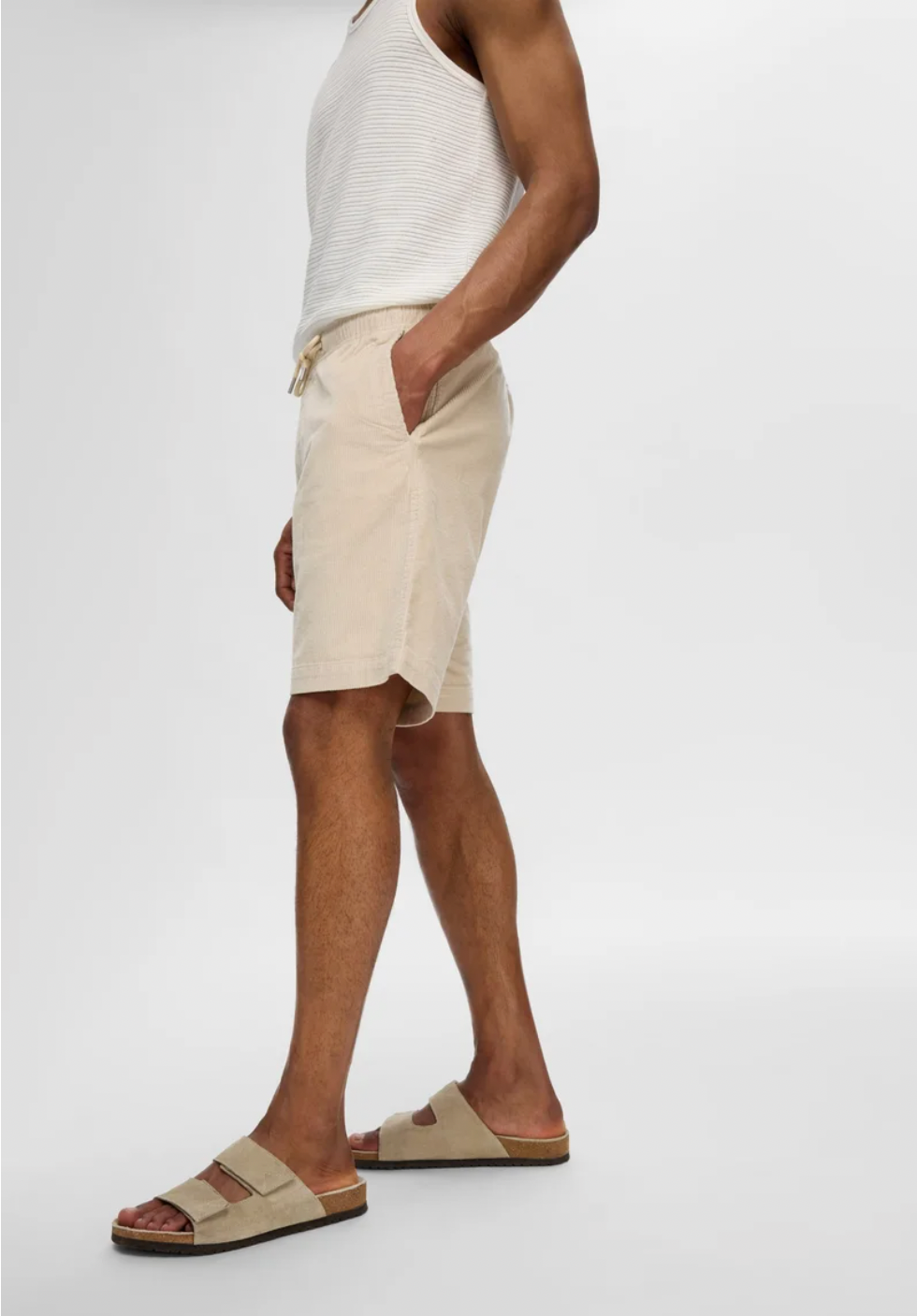 SLHREGULAR JACE - Short - fog