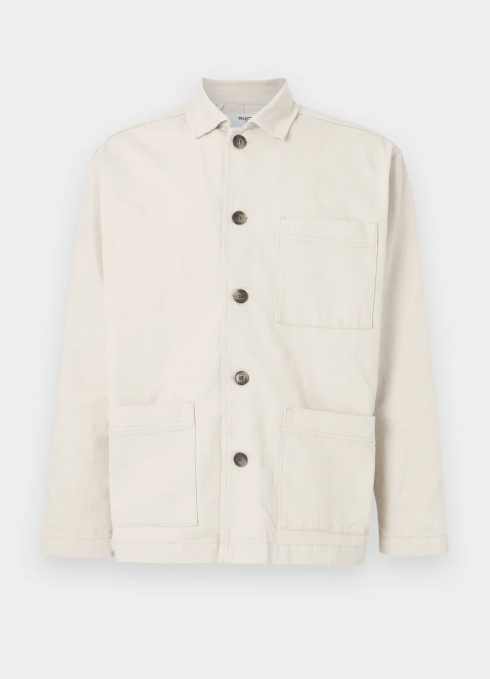 SLHNOAH HYBRID JACKET - Veste en jean - ecru