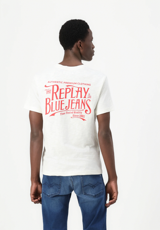 T-shirt imprimé - butter white