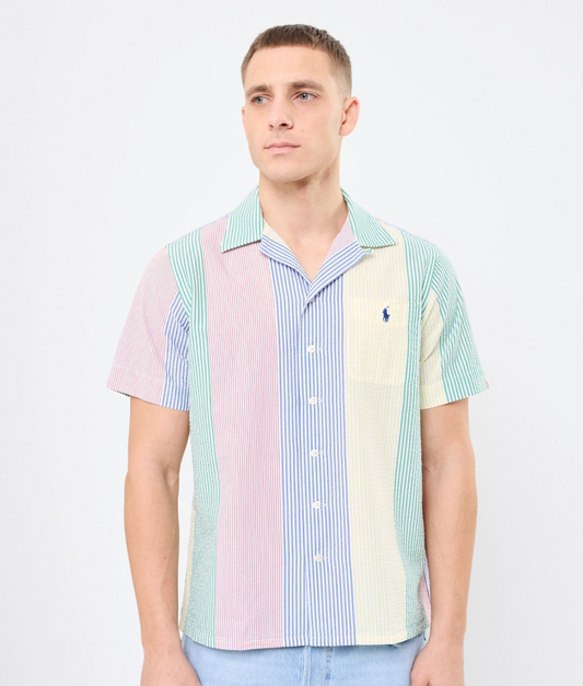 Polo Ralph Lauren CLASSIC STRIPED SEERSUCKER CAMP SHIRT - Chemise