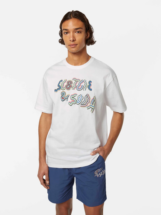 T-shirt coupe décontractée avec logo