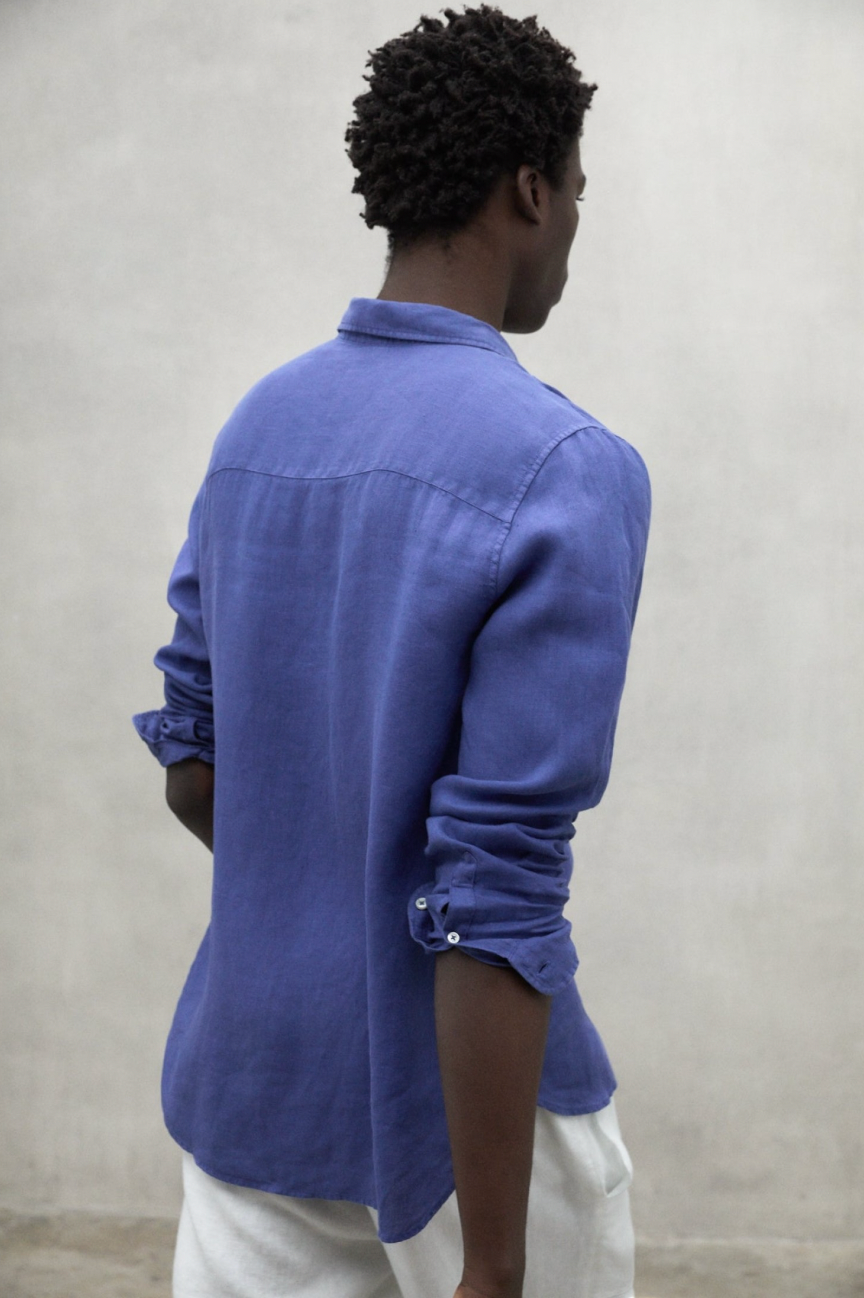 CHEMISE MALIBU BLUE LIN - ECOALF