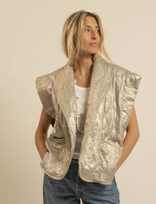 GILET SANS MANCHES FEMME BROOKLYN DORÉ