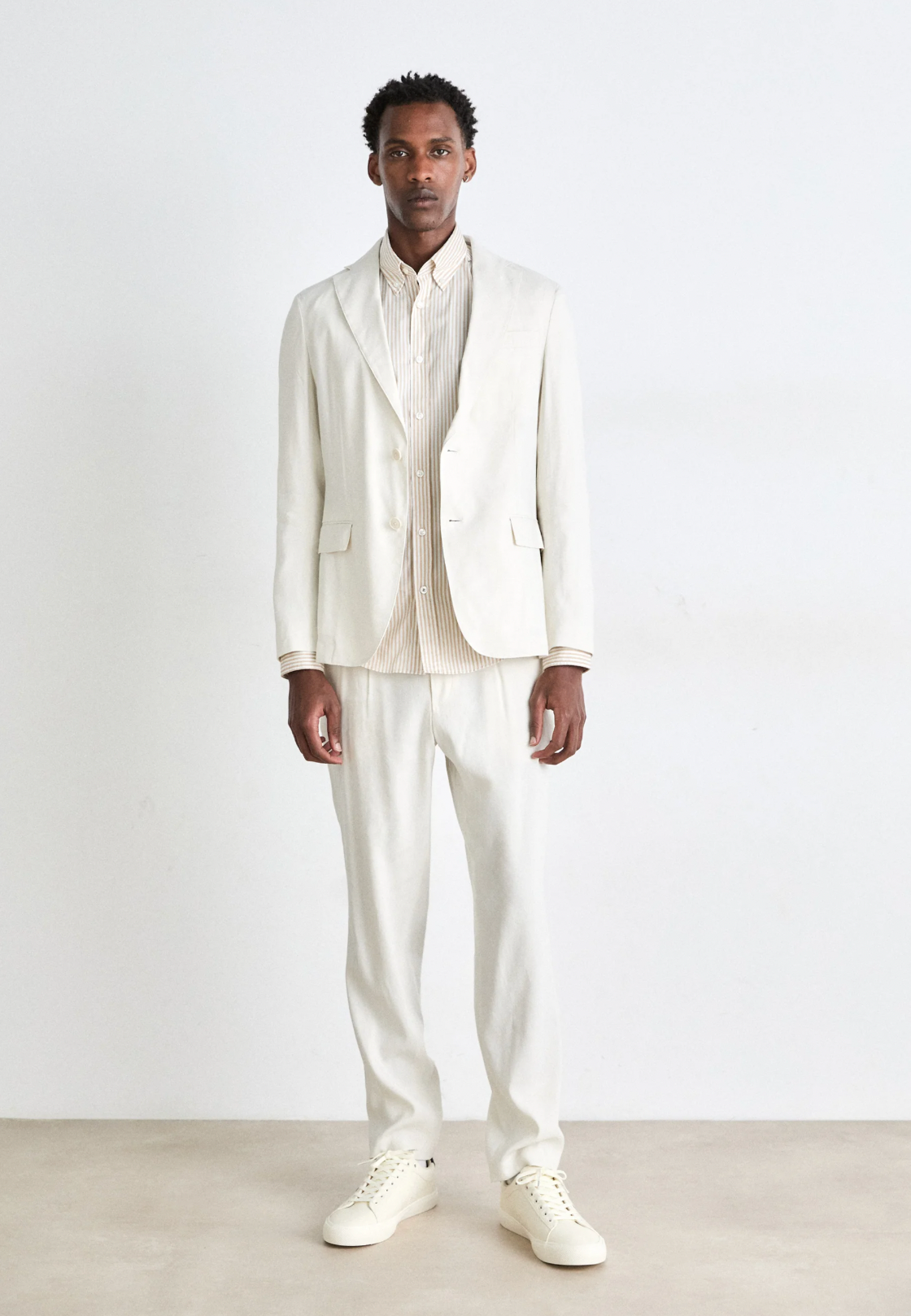 HANRY FLAPS - Veste de costume - open white- BOSS