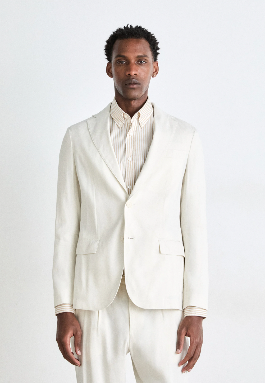 HANRY FLAPS - Veste de costume - open white- BOSS