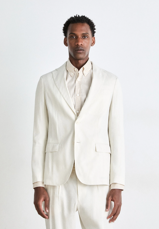 HANRY FLAPS - Veste de costume - open white- BOSS