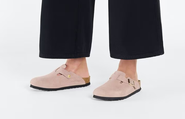 Boston Suède Light Rose - BIRKENSTOCK