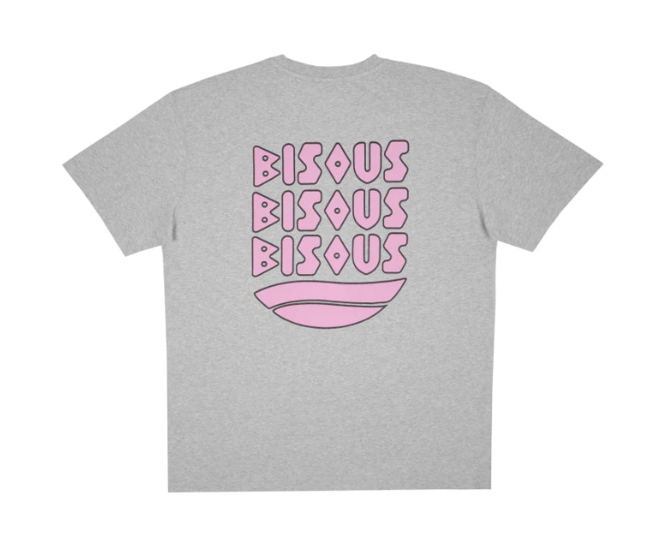 T-shirt Cap D'Agde Sport Grey - BISOUS Skatebording