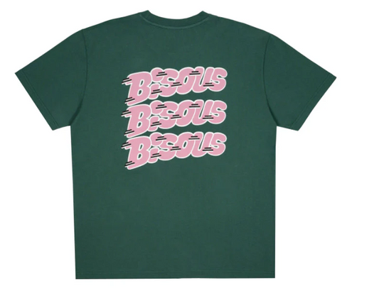 T-shirt Pablo Forest Green - BISOUS SKATEBOARDS