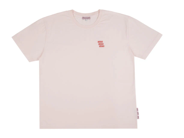 T-shirt X3 Used Pink - BISOUS SKATEBOARDS