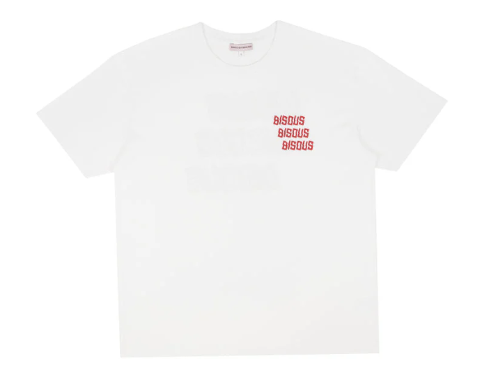 T-shirt X3 Vichy Red White - BISOUS SKATEBOARDS