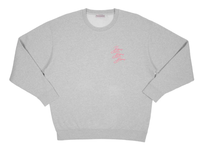 Crewneck Cigarette Sport Grey - BISOUS SKATEBOARDS