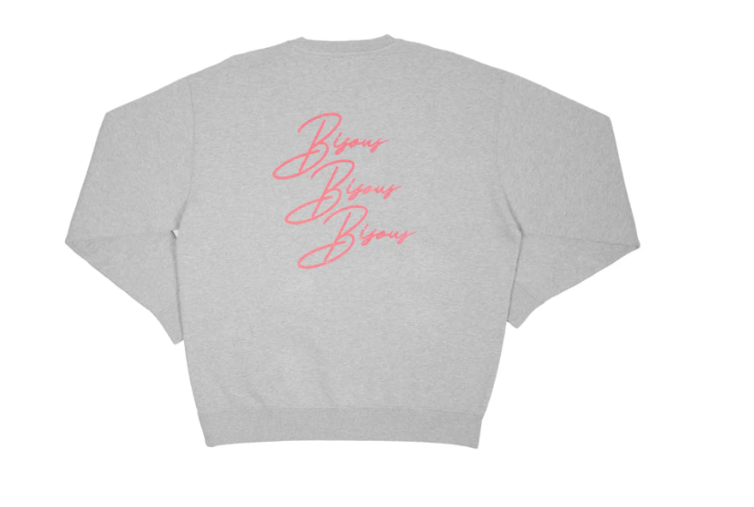 Crewneck Cigarette Sport Grey - BISOUS SKATEBOARDS
