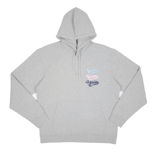 Hoodie Gianni Vichy Sport Grey - BISOUS SKATEBOARDS