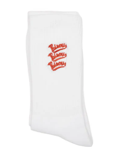 Socks Gianni White/Red - BISOUS
