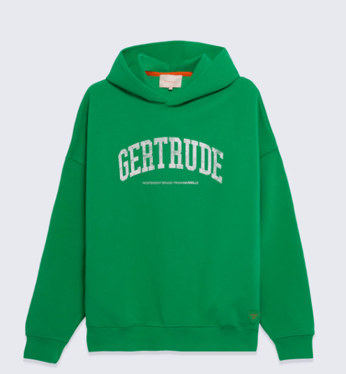 Sweatshirt à capuche avec logo effet vintage Antoine College - GERTRUDE