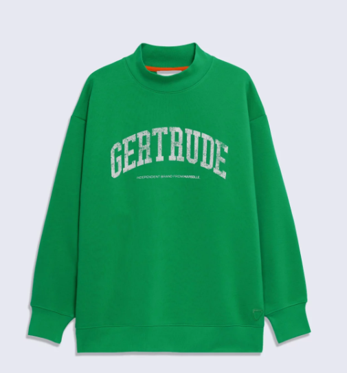Sweatshirt oversize col montant Adrianna College