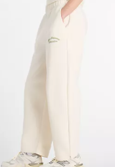 Linear Heritage Fleece Barrel Leg Pant - NEW BALANCE