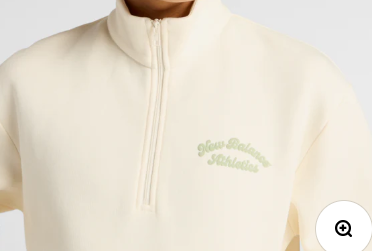 W Linear Heritage Fleece Half Zip - NEW BALANCE