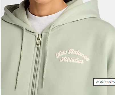 Veste à fermeture à glissière en molleton Linear Heritage - NEW BALANCE
