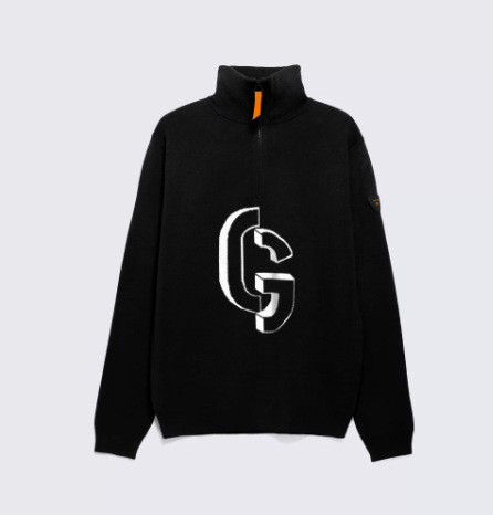 Pull en maille jacquard col camionneur Little Lewis - GERTRUDE