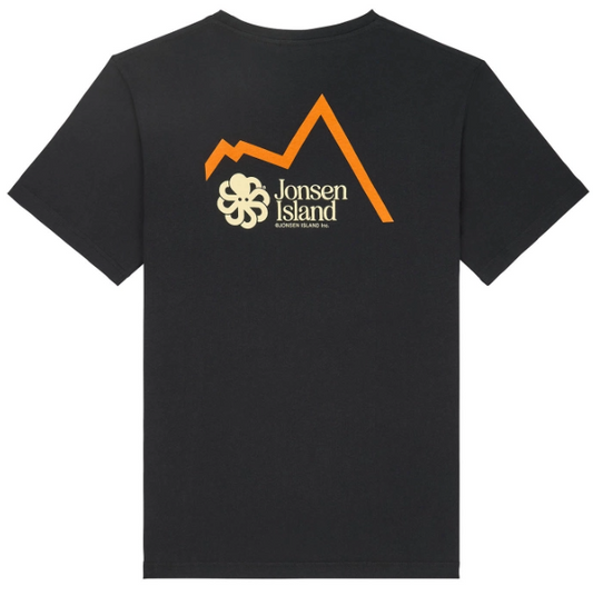 T-SHIRT CLASSIC ORANGE SKISHOP BLACK - JONSEN ISLAND