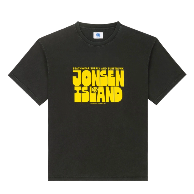 T-SHIRT CONFORT VANLIFE BLACK FADE OUT - JONSEN ISLAND