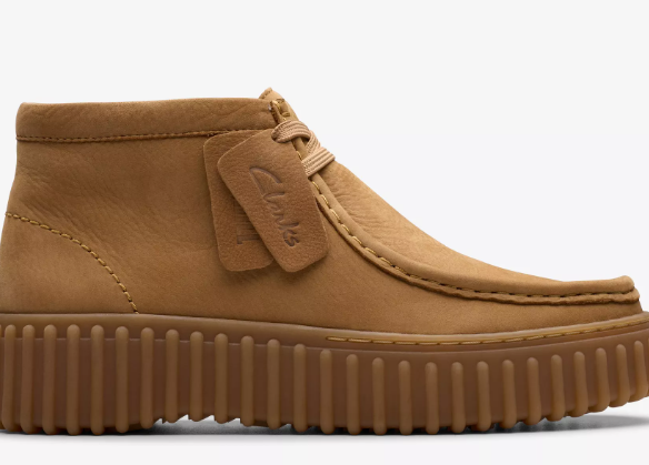 Torhill Moss - Clarks - Nubuck brun clair