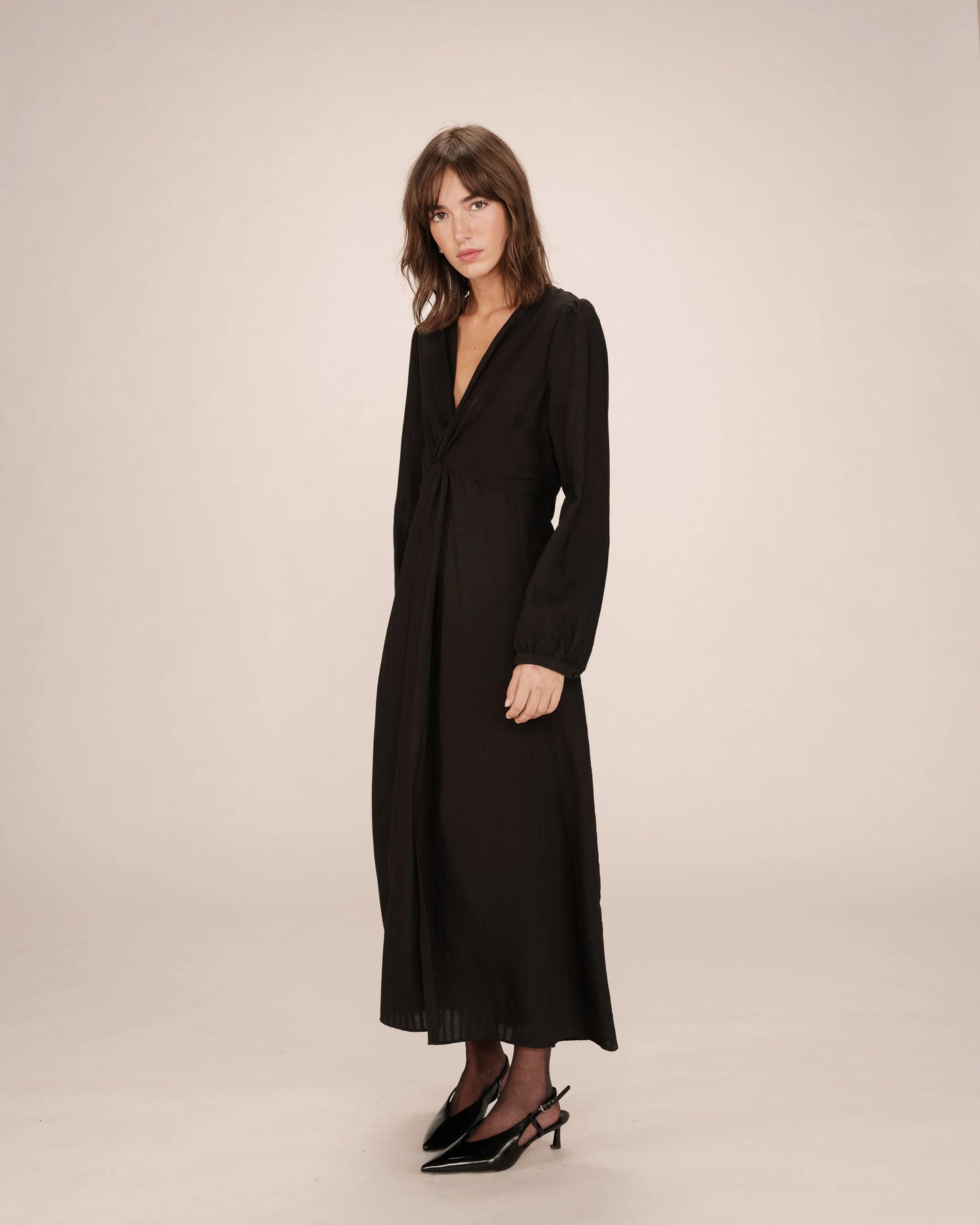 Robe longue GRACE & MILA - Noir