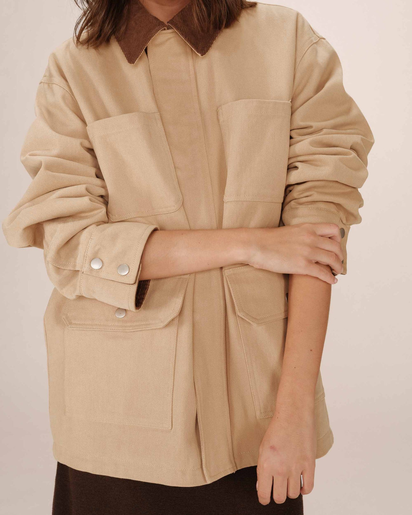 Veste manche longue GRACE & MILA - Sable