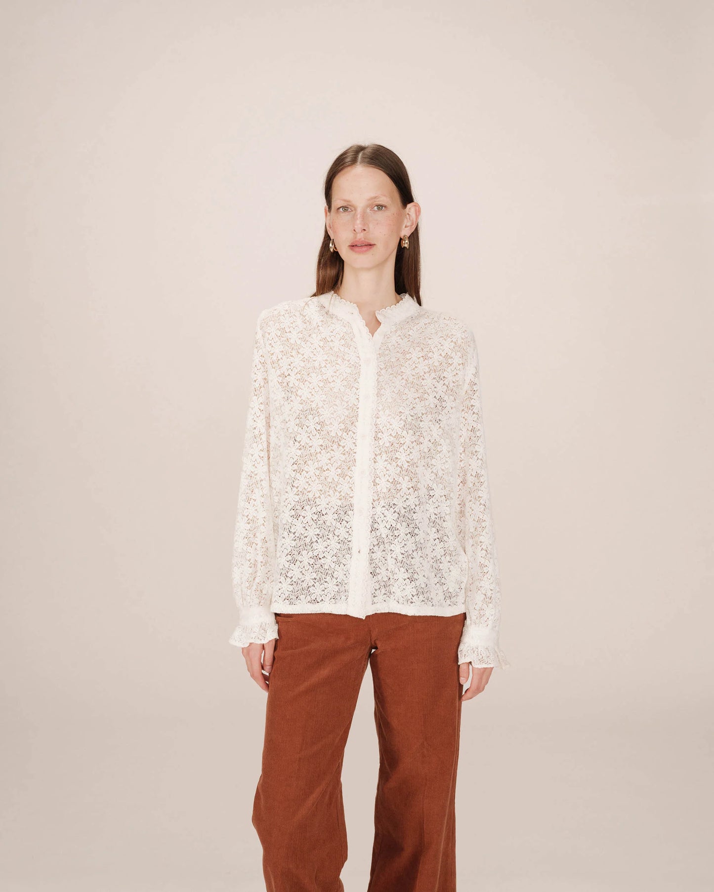 Blouse swing GRACE & MILA - Ecru
