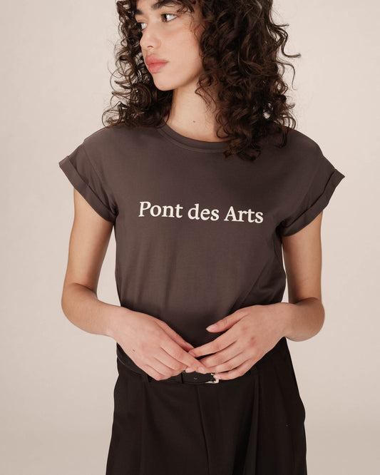 T-shirt Sorentino GRACE & MILA - Châtaigne