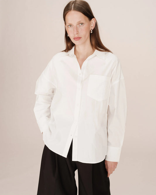 Chemise Ivoire GRACE & MILA - Blanc