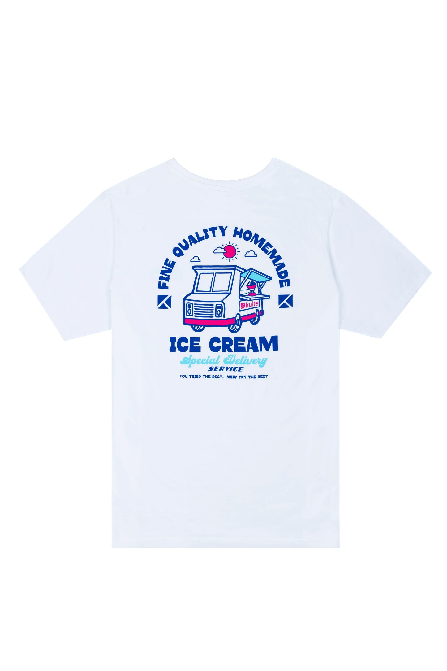 T-SHIRT ICE CREAM BLANC - Duckstore_narbonne