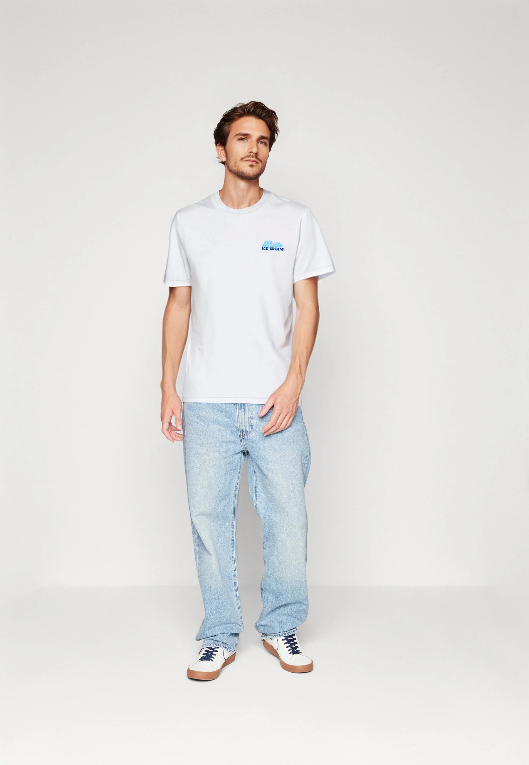 T-SHIRT ICE CREAM BLANC - Duckstore_narbonne