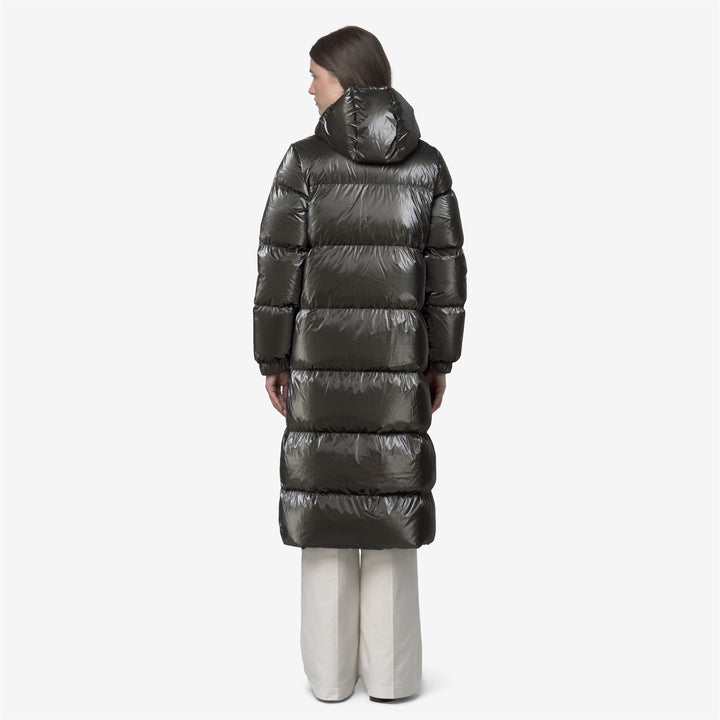 Doudoune longue Black Olive - KWAY
