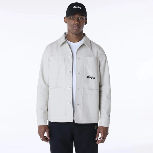 Surchemise New Era Essential Crème - Duckstore_narbonne